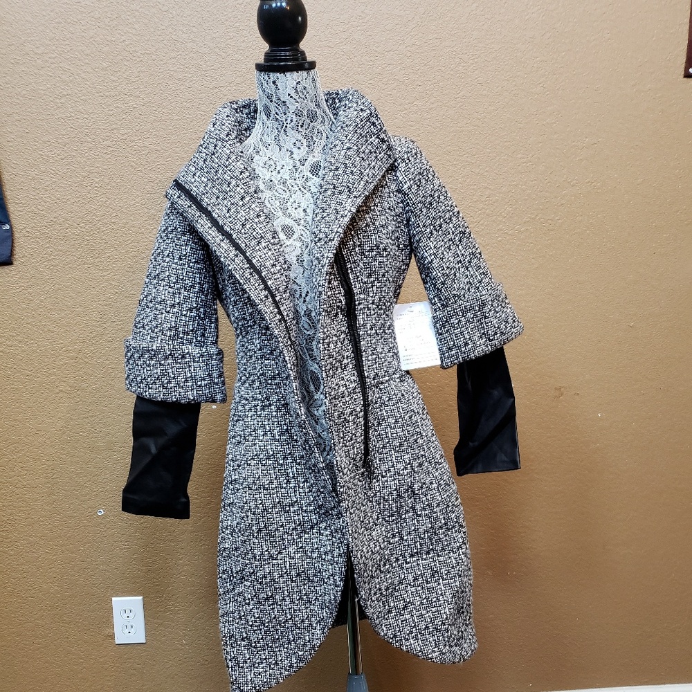 Babe Wool Tweeted Coat